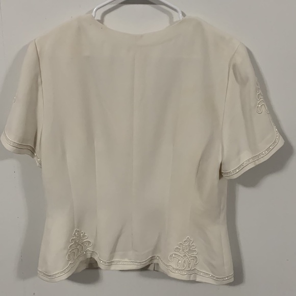 Loft fully lined Off white Suit good condition, career wear, Jacket has stains - Picture 4 of 12